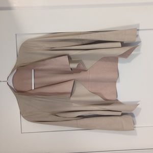 Reversible cream jacket